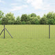 Vidaxl euro hek grijs 0,4 x 10 m pvc-gecoat ijzer