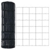 Vidaxl euro hek grijs 0,4 x 10 m pvc-gecoat ijzer