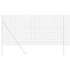 Vidaxl euro hek grijs 1 x 25 m pvc-gecoat ijzer