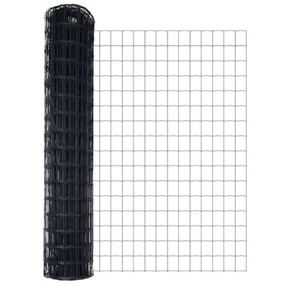 Recinzione europea Vidaxx grigia 1,4 x 10 m in ferro rivestito in PVC