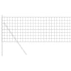 Vidaxx euro valla gris 0,6 x 50 m hierro recubierto de PVC