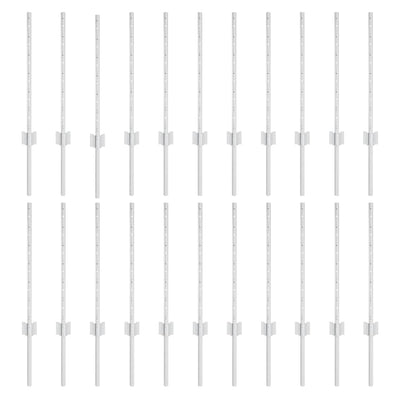 Pali per recinzione Vidaxl 22 pz argento 100 cm in acciaio