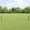 Valla vidaxxl con poste verde 0,4 x 10 m acero y PVC