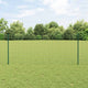 Valla vidaxxl con poste verde 1 x 10 m acero y PVC