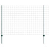 Recinzione Vidaxl con palo verde 1,6 x 10 m in acciaio e PVC