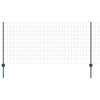 Valla vidaxxl con poste verde 1 x 25 m acero y PVC
