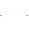 Valla vidaxxl con poste verde 0,4 x 10 m acero y PVC