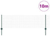 Valla vidaxxl con poste verde 0,6 x 10 m acero y PVC