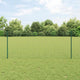 Valla vidaxxl con poste verde 1 x 10 m acero