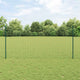 Valla vidaxxl con poste verde 1,2 x 25 m acero