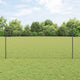 Valla vidaxl con poste gris 1,2 x 10 m acero y PVC