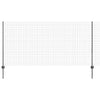 Valla vidaxl con poste gris 1,2 x 10 m acero y PVC