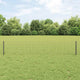 Valla vidaxl con poste gris 0,4 x 10 m acero y PVC
