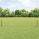 Valla vidaxl con poste gris 0,4 x 10 m acero y PVC