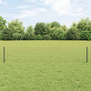 Valla vidaxl con poste gris 0,4 x 10 m acero y PVC