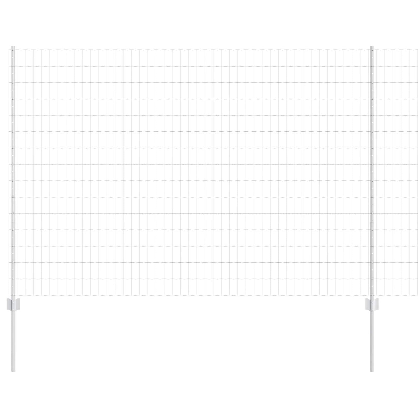 Recinzione Vidaxxl con palo argento 1,6 x 10 m in acciaio