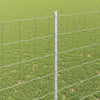 Valla vidaxxl con poste plata 1,6 x 10 m acero
