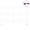 Recinzione Vidaxl con palo argento 1,5 x 10 m in acciaio