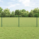 Valla vidaxxl con poste verde 0,6 x 10 m acero y PVC