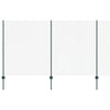 Valla vidaxxl con poste verde 1,4 x 10 m acero y PVC