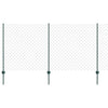 Recinzione Vidaxxl con palo verde 1,2 x 10 m in acciaio e PVC