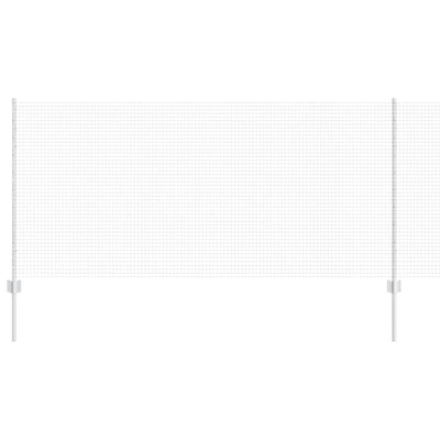 Vidaxl hek met paal zilver 1 x 10 m staal