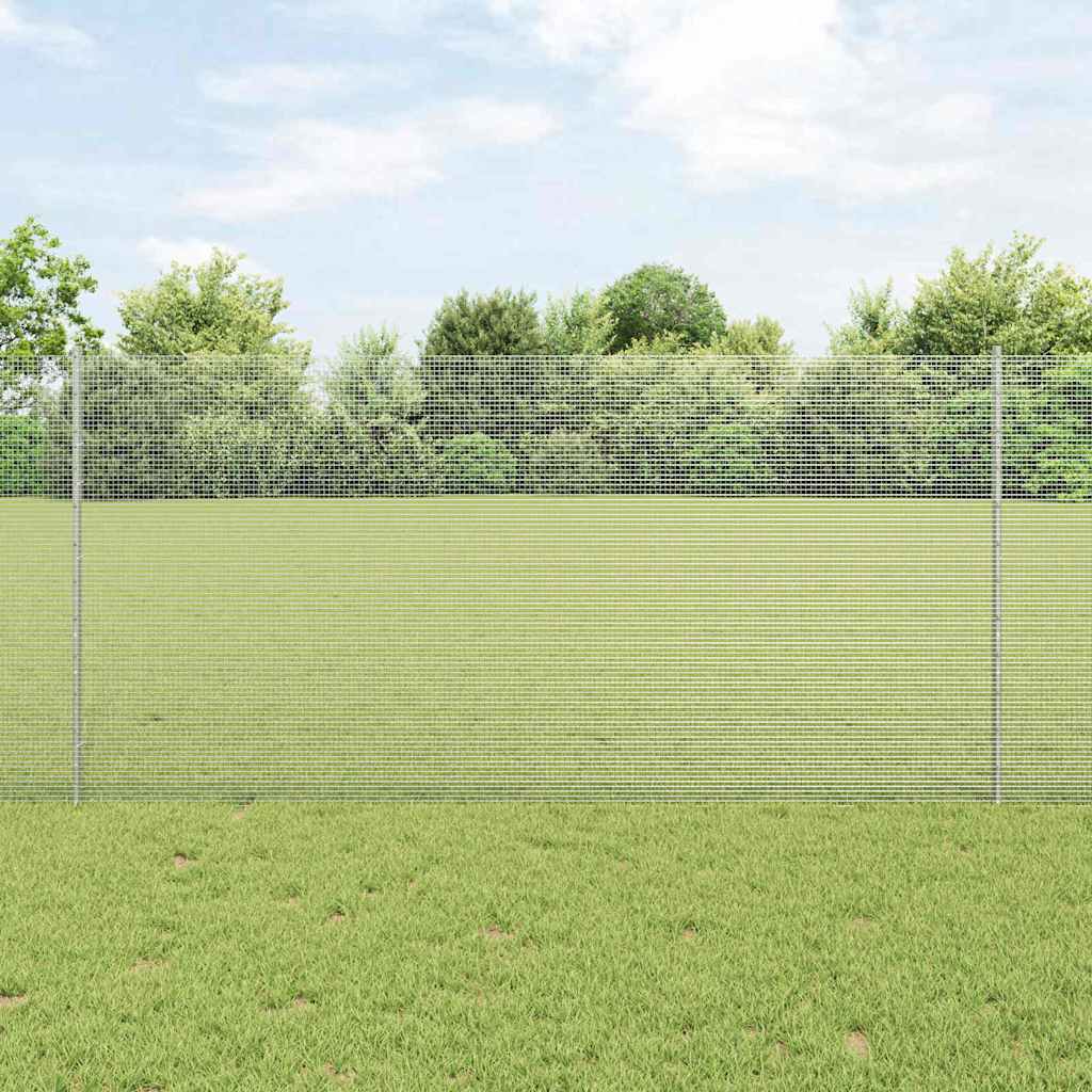 Recinzione Vidaxxl con palo argento 1,2 x 10 m in acciaio