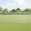 Vidaxl hek met paal zilver 1,4 x 10 m staal