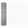 Vidaxl hek met paal zilver 0,4 x 25 m staal