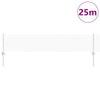 Vidaxl hek met paal zilver 0,4 x 25 m staal