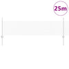 Valla vidaxxl con poste plata 0,5 x 25 m acero