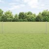 Vidaxl hek met paal zilver 0,6 x 25 m staal