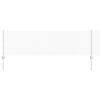 Vidaxl hek met paal zilver 0,6 x 25 m staal