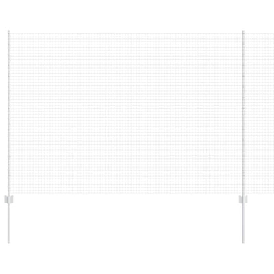 Recinzione Vidaxl con palo argento 1,6 x 25 m in acciaio