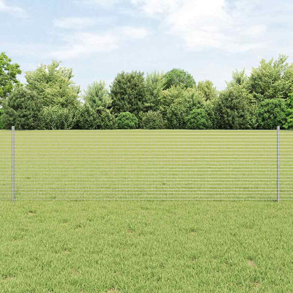 Recinzione Vidaxxl con palo argento 0,6 x 50 m in acciaio