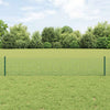 Valla vidaxxl con poste verde 0,4 x 10 m acero y PVC