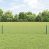 Valla vidaxxl con poste verde 0,4 x 10 m acero y PVC