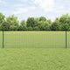 Recinzione Vidaxxl con palo verde 0,5 x 10 m in acciaio