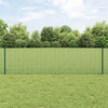 Valla vidaxxl con poste verde 0,6 x 10 m acero y PVC