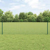 Valla vidaxxl con poste verde 0,6 x 10 m acero y PVC