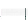 Valla vidaxxl con poste verde 0,6 x 10 m acero y PVC