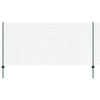Recinzione Vidaxxl con palo verde 1,2 x 10 m in acciaio e PVC