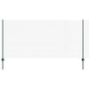 Recinzione Vidaxxl con palo verde 1,2 x 10 m in acciaio e PVC
