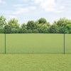 Recinzione Vidaxxl con palo verde 1,4 x 10 m in acciaio e PVC