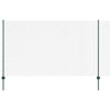 Valla vidaxxl con poste verde 1,4 x 10 m acero y PVC