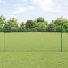 Valla vidaxxl con poste verde 1,4 x 10 m acero y PVC