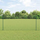 Recinzione Vidaxxl con palo verde 1,4 x 10 m in acciaio e PVC