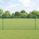 Recinzione Vidaxxl con palo verde 1,4 x 25 m in acciaio e PVC