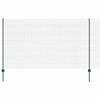 Recinzione Vidaxxl con palo verde 1,4 x 25 m in acciaio e PVC