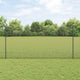 Recinzione Vidaxl con palo grigio 1,2 x 10 m in acciaio e PVC